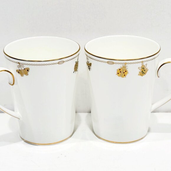Pair of Monique Lhuillier "Charms" Mugs by Royal Doulton, Circa 2008 - Picture 1 of 11